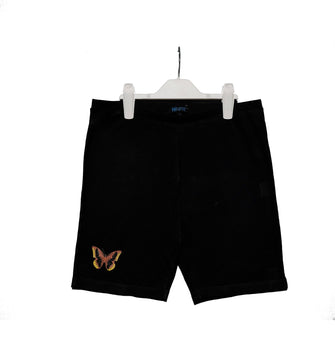 LADIES SHORTS WITH BUTTERFLY PRINT